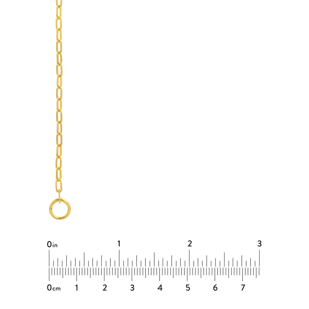 Open Paper Clip Chain Necklace in 14K Yellow Gold - MJ Christensen Diamonds