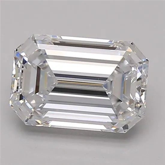 2.03ct Emerald Lab Grown Diamond (Colour D, Clarity VVS2, GIA Certified) - MJ Christensen Diamonds