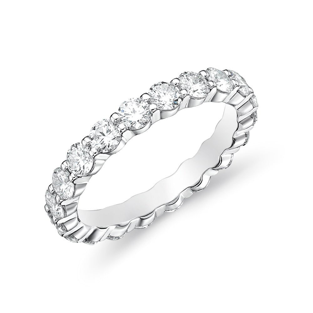 2.08ctw Diamond Eternity Anniversary Band in Platinum - MJ Christensen Diamonds