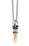 22 Caliber Bullet Pendant Necklace in Sterling Silver - MJ Christensen Diamonds