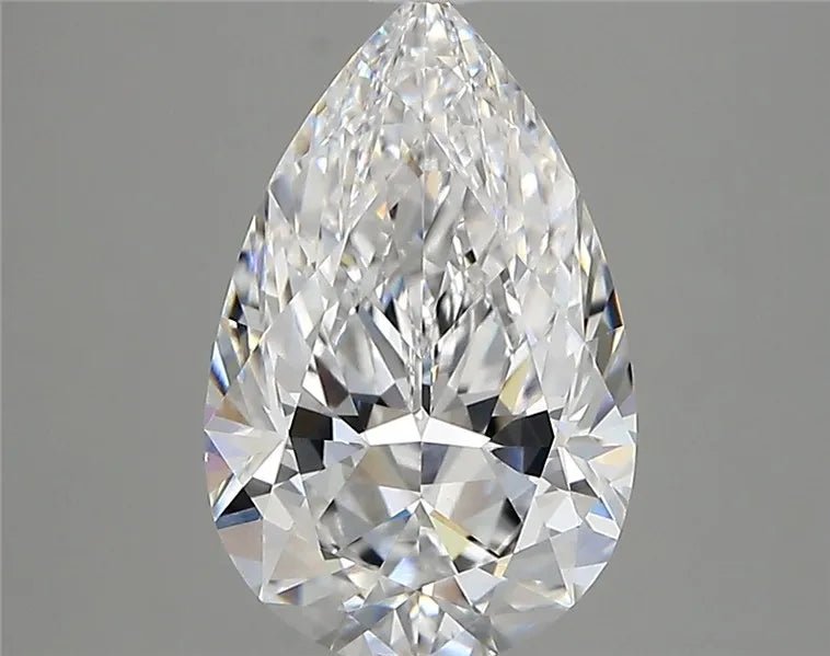 2.60ct Pear Lab Grown Diamond (Colour D, Clarity VS1, Cut EX, GIA Certified) - MJ Christensen Diamonds