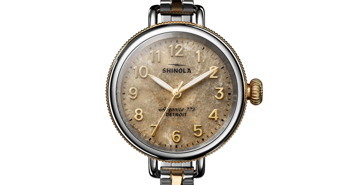 【良品】エーロ・アールニオ ピルッティ　北欧　ミッドセンチュリーモダン Shinola 34mm Petoskey Birdy Watch in Gold Plated | MJ Christensen