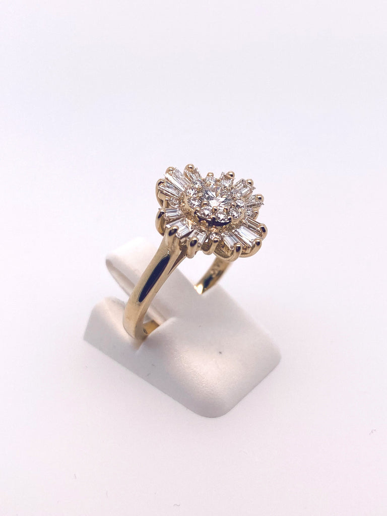 Gabriel & Co Round Diamond Semi-Mount Ring in 14K Yellow Gold (1.16tcw) - MJ Christensen Diamonds