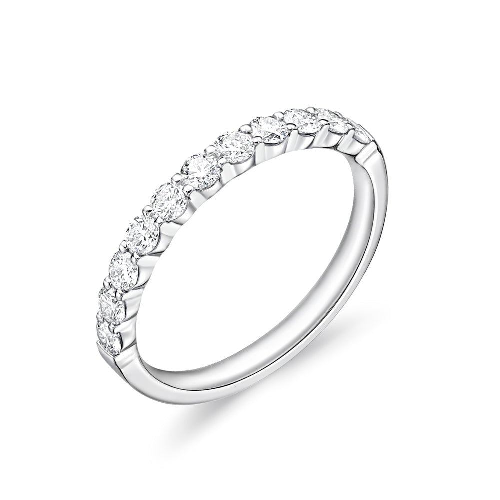 Anniversary Band with 0.55ctw Diamond in Platinum (0.55ctw) - MJ Christensen Diamonds
