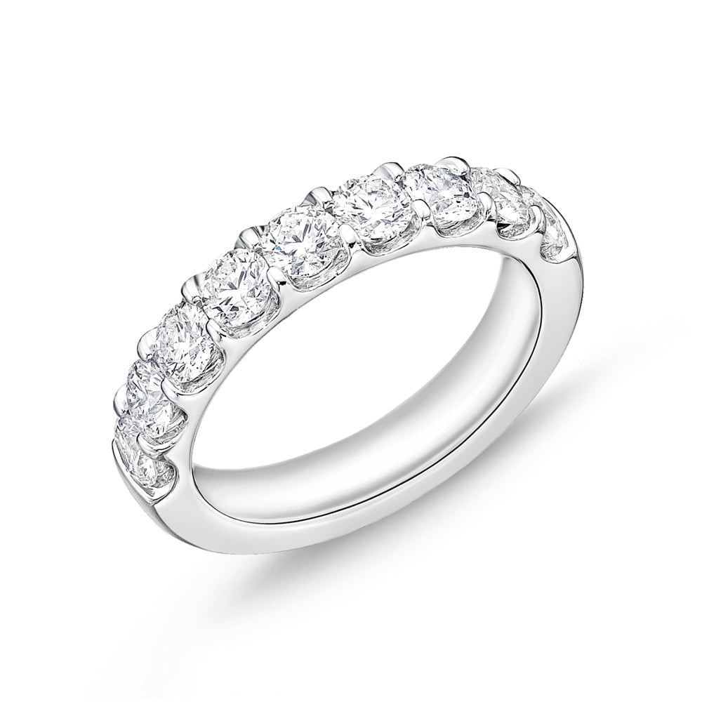 Anniversary Band with 1.56ctw Diamonds in Platinum - MJ Christensen Diamonds
