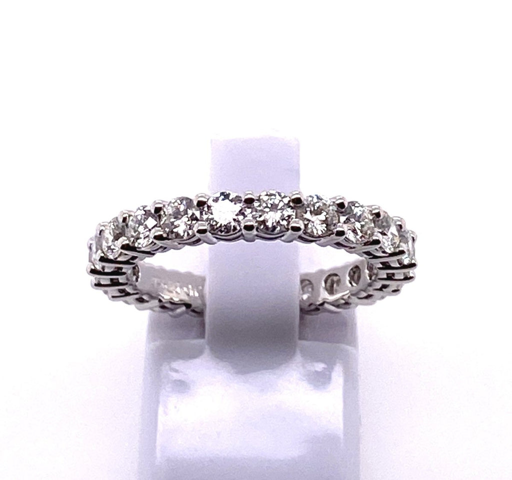 Diamond Shared Prong Eternity Band in Platinum (1.98ctw) - MJ Christensen Diamonds