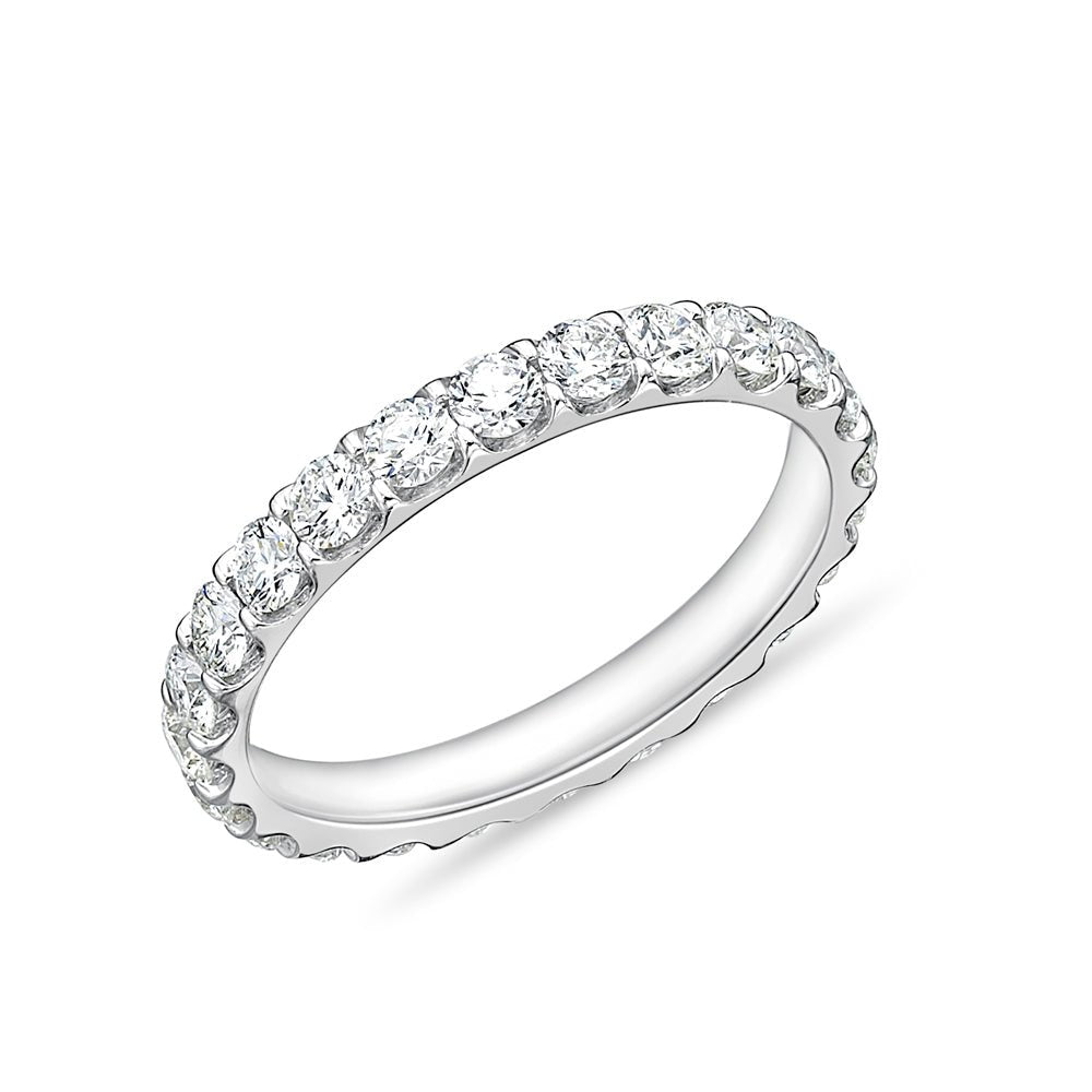 Eternity Anniversary Band with 1.46ctw Diamond in Platinum - MJ Christensen Diamonds