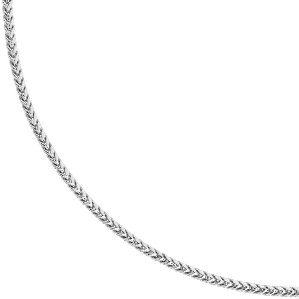 Franco Chain Necklace in Sterling Silver - MJ Christensen Diamonds