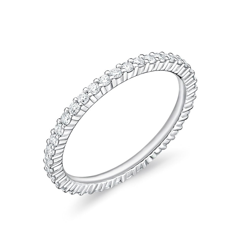 Gabriel & Co Diamond Eternity Anniversary Band in 14K White Gold (0.54ctw) - MJ Christensen Diamonds