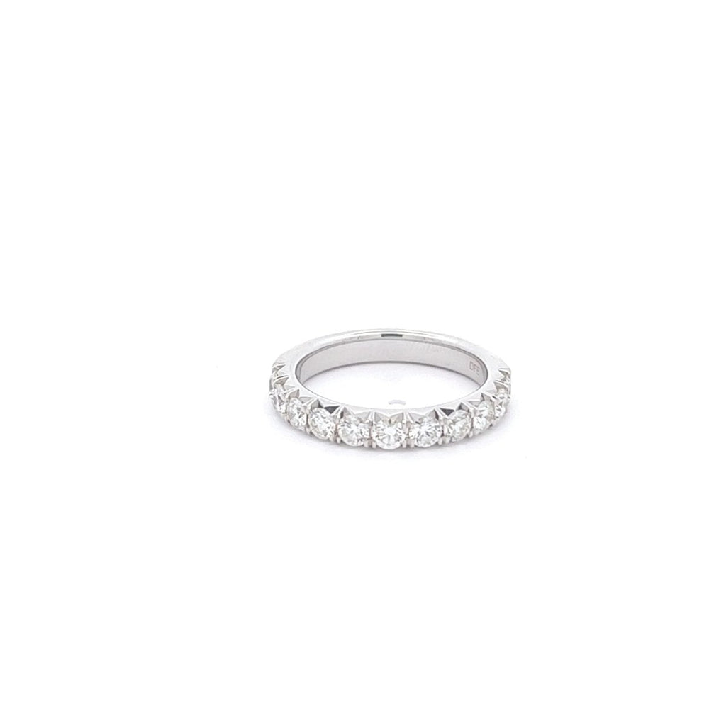Gabriel & Co Round Diamond Anniversary Band in 14K White Gold (1.00ctw) - MJ Christensen Diamonds