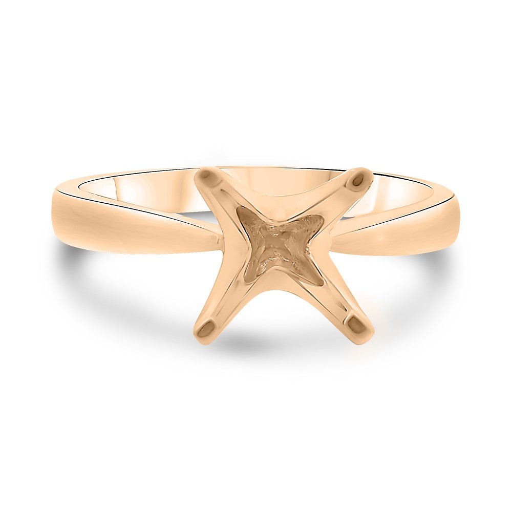 Gabriel & Co. Round Diamond Semi - Mount Engagement Ring in 14K Rose Gold (2.00ctr) - MJ Christensen Diamonds