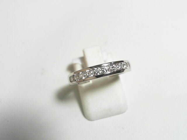 Generic Round Diamond Channel Set Anniversary Band in 18K White Gold (0.5ctw) - MJ Christensen Diamonds