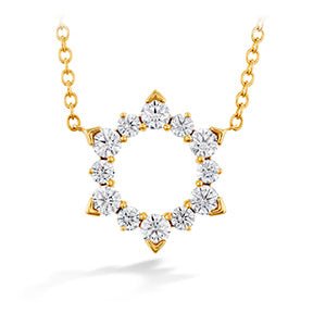 Hearts on Fire Aerial Eclipse Diamond Pendant in 18K Yellow Gold (0.54ctw) - MJ Christensen Diamonds
