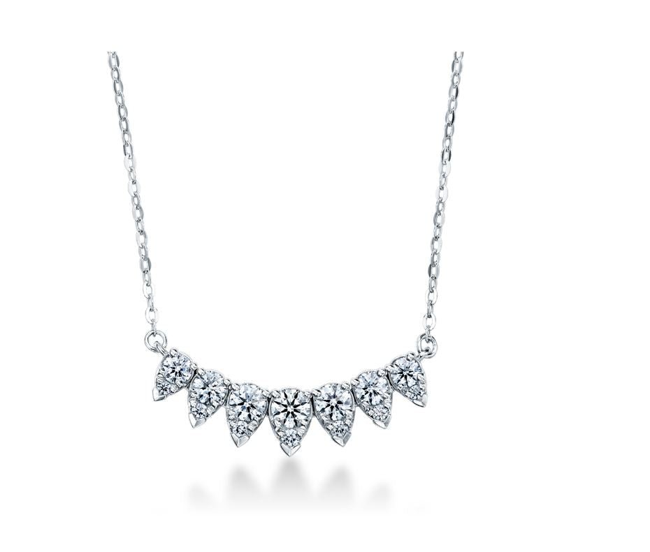 Hearts on Fire Aerial Lunar Eclipse Pendant Necklace in 18K White Gold (0.33ctw) - MJ Christensen Diamonds