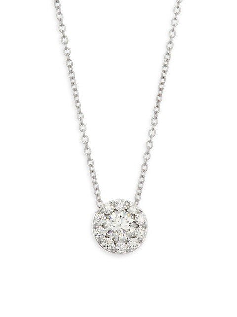 Hearts on Fire Fulfillment Pendant Necklace with 0.28ctw Diamonds in 18K White Gold (0.28ctw) - MJ Christensen Diamonds
