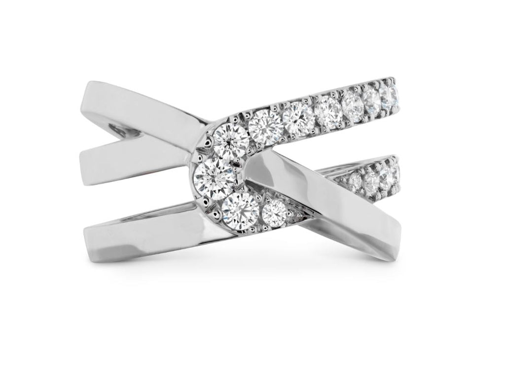 Hearts on Fire Optima Wrap Ring in 18K White Gold (.67ctw) - MJ Christensen Diamonds
