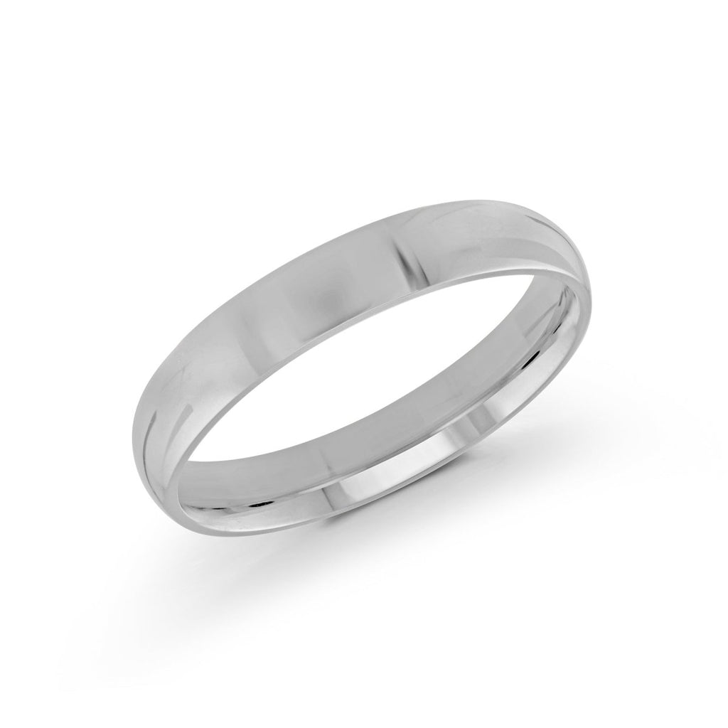 Malo 4mm Comfort Fit Band in 14K White Gold (1.6mm) - MJ Christensen Diamonds