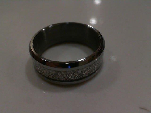 Malo Tantalum/Meteorite 8mm Brushed Band in Size 10 - MJ Christensen Diamonds