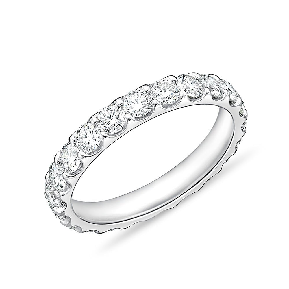 Odessa Eternity Anniversary Band in Platinum (2.07ctw) - MJ Christensen Diamonds