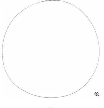 Platinum 1mm Diamond Cut Box Chain - MJ Christensen Diamonds