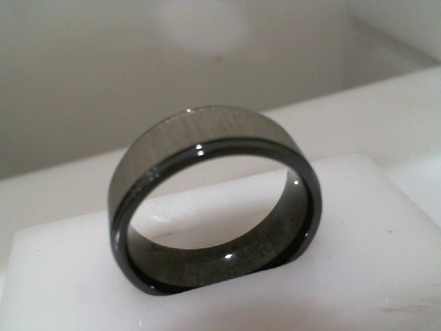 Polished and Satin Silver Cross Finish Two - Piece Ring Set in Silver - MJ Christensen Diamonds