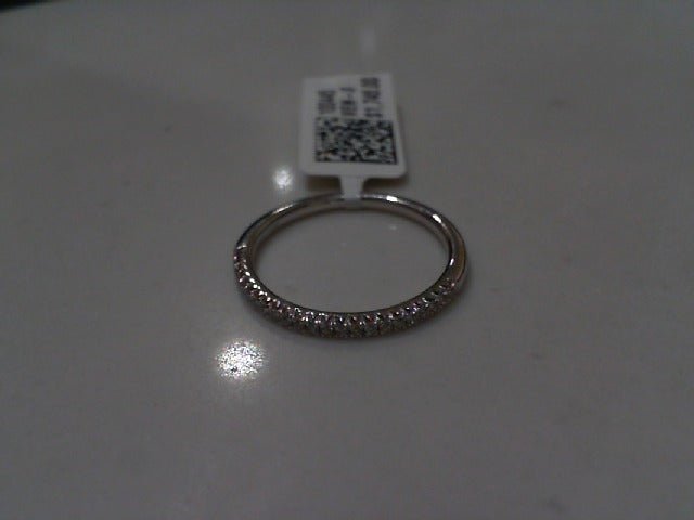 Semi - Mount Round Diamond Half Eternity Anniversary Band in Platinum (0.11ctw) - MJ Christensen Diamonds