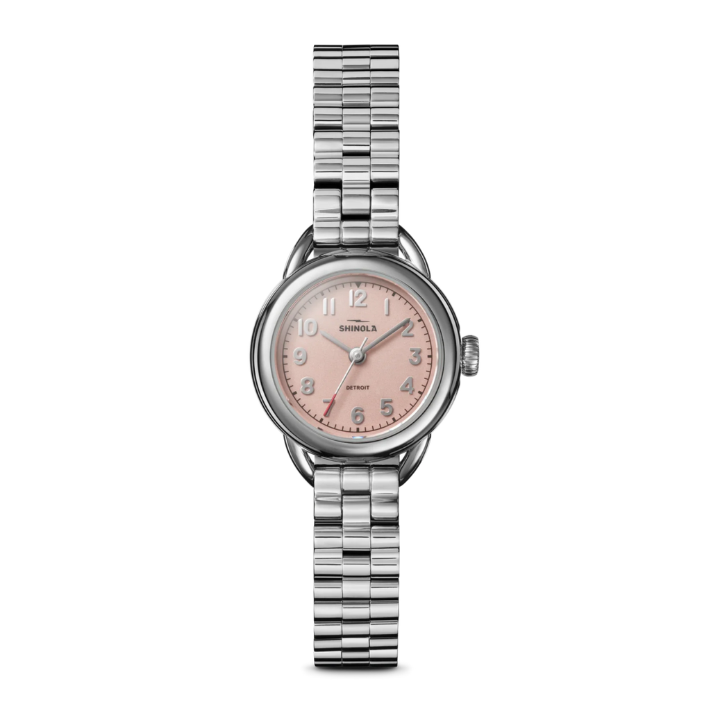 SHINOLA 25MM RUNABOUT PEACHY BLUSH DIAL - MJ Christensen Diamonds