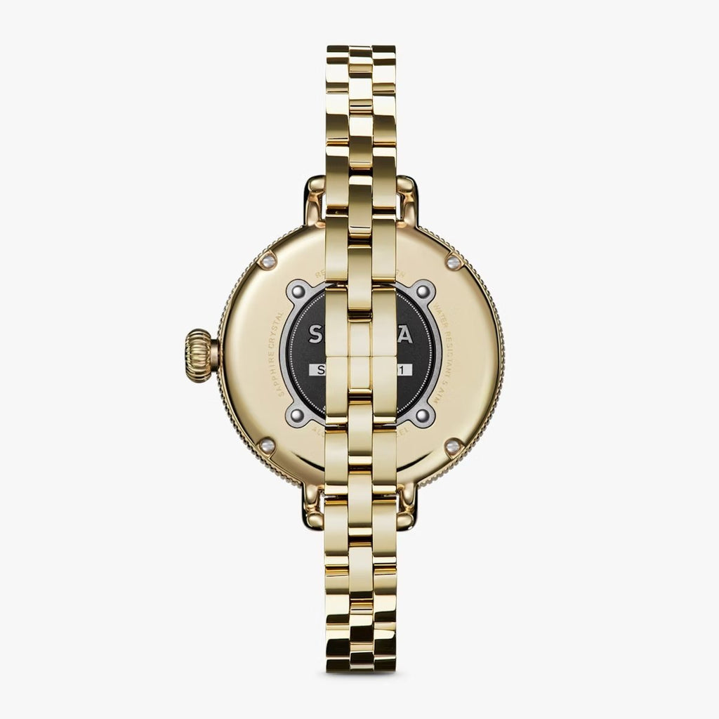 Shinola Birdy 3 Hand Petoskey Dial Automatic Watch in Stainless Steel - MJ Christensen Diamonds