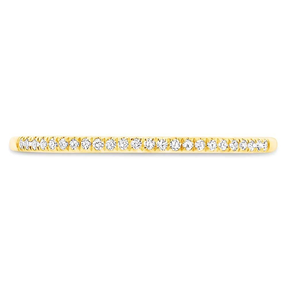 SHY Creation Half Way Anniversary Band with 0.06ctw Diamonds in 14K Yellow Gold - MJ Christensen Diamonds