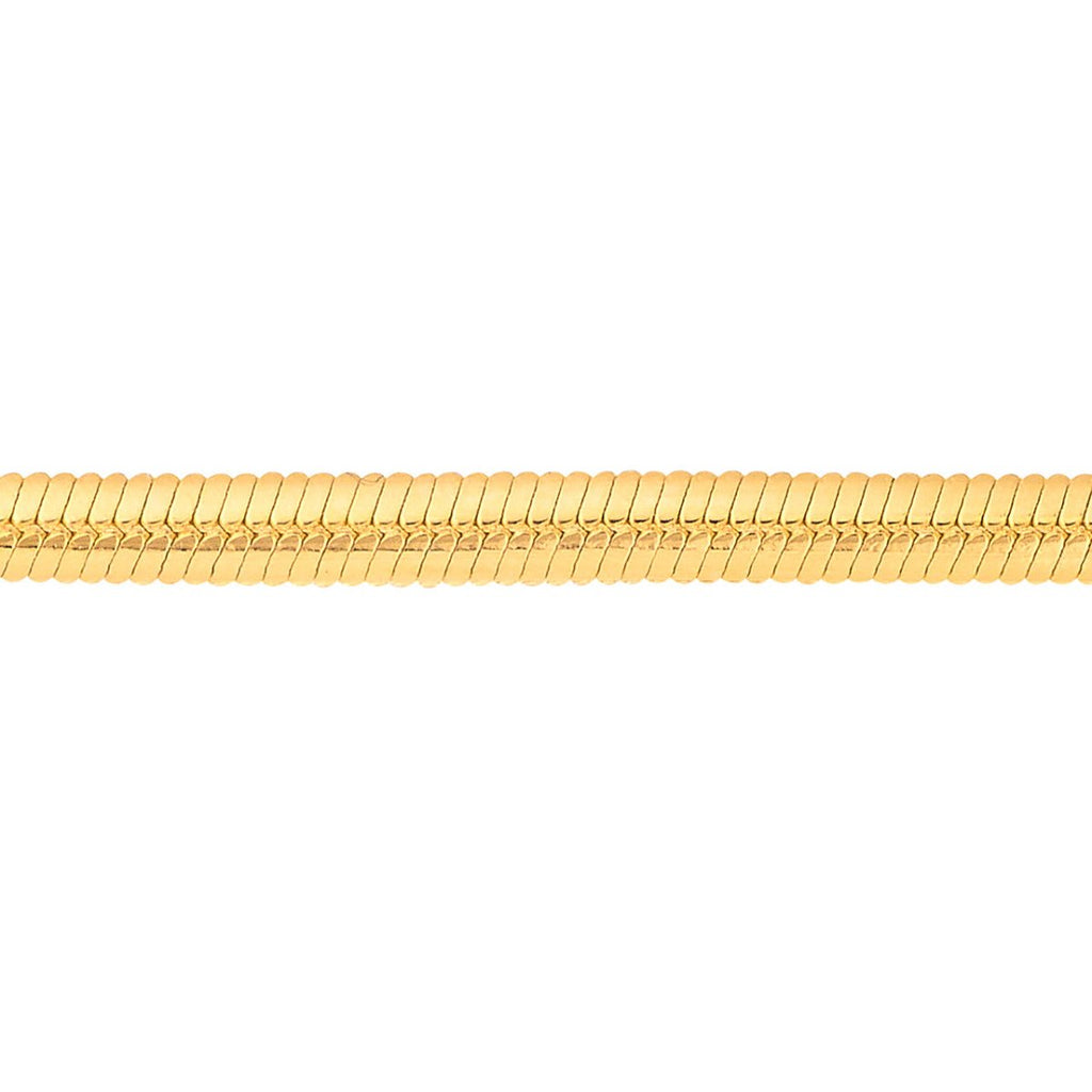 Snake Bracelet in 14K Yellow Gold (3.20mm) - MJ Christensen Diamonds