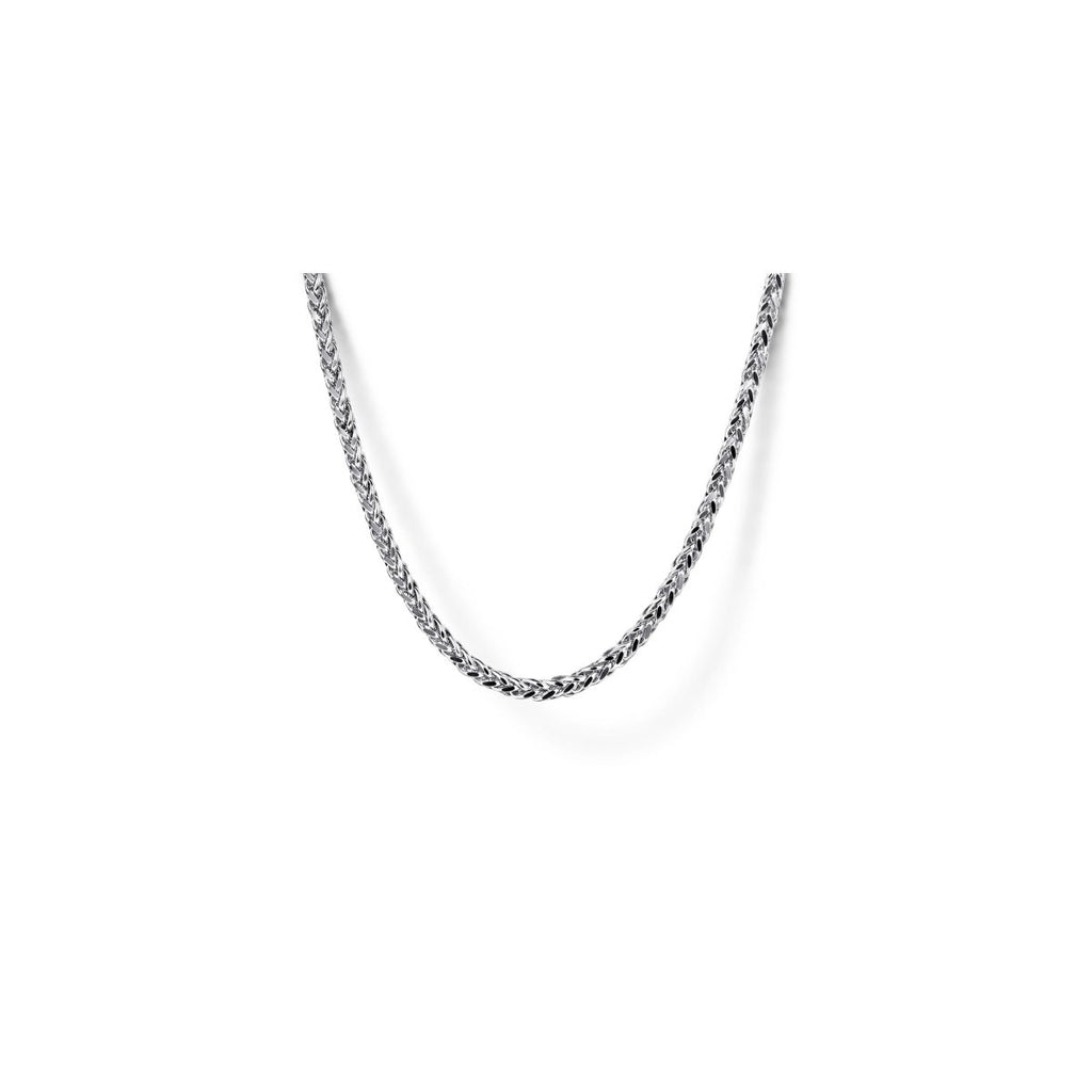 Sterling Silver Wheat Chain Necklace 20" - MJ Christensen Diamonds