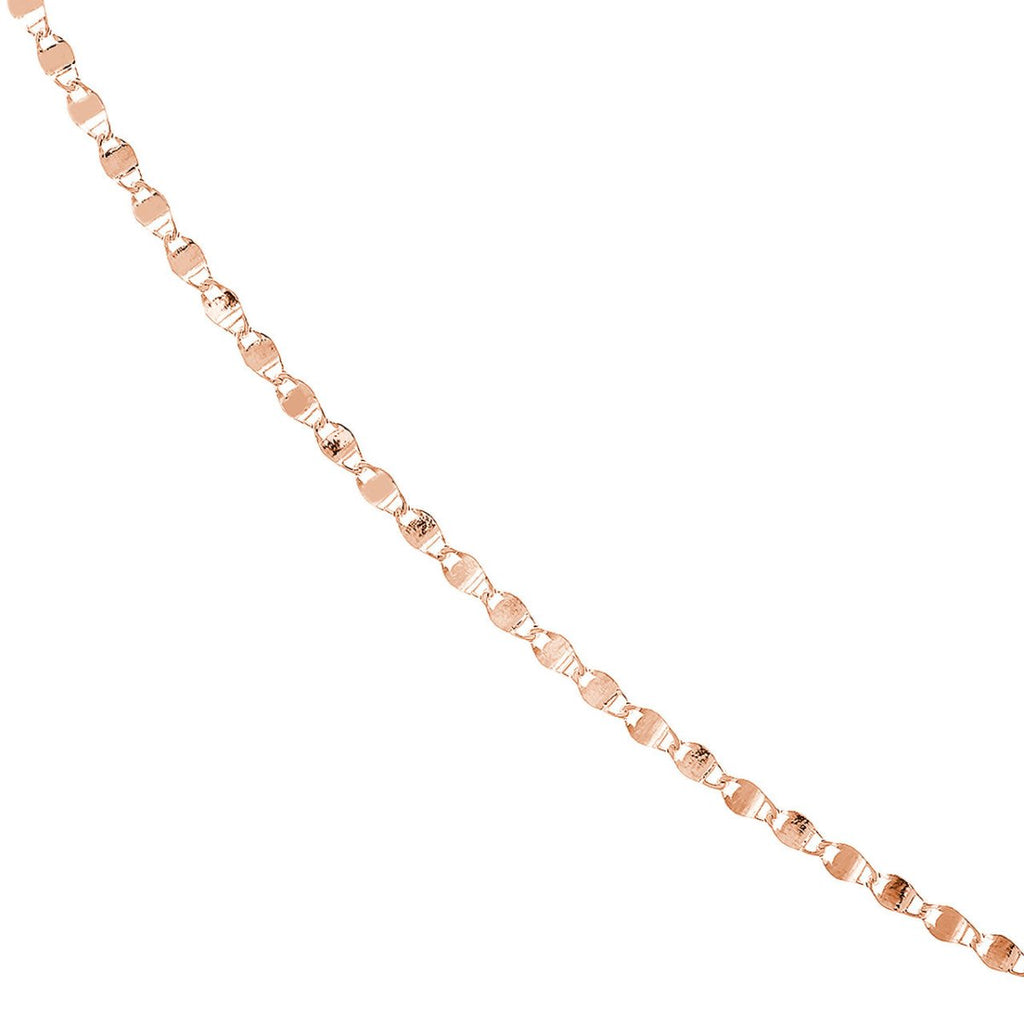 Valentino Chain Necklace in 14K Rose Gold - MJ Christensen Diamonds