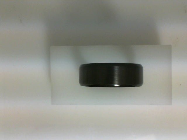 Zircon Beveled and Flat Satin Men's Ring in Silver - MJ Christensen Diamonds